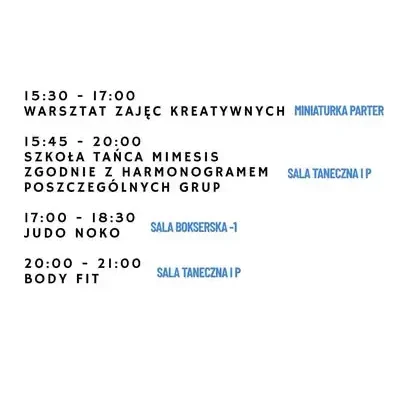 GOK Nowiny startuje z sezonem 2026/2027 – sprawdź harmonogram zajęć