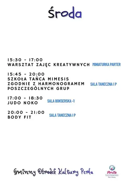GOK Nowiny startuje z sezonem 2026/2027 – sprawdź harmonogram zajęć