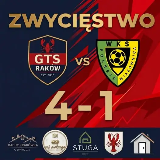 Pewne zwycięstwo na własnym boisku! 4:1 dla gospodarzy