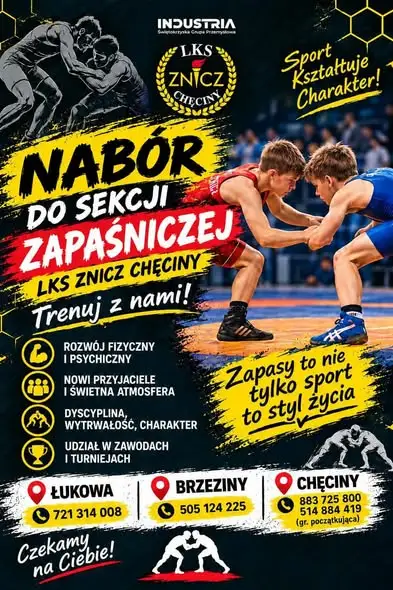 Zapasy dla dzieci i młodzieży w Chęcinach – nowy nabór do sekcji