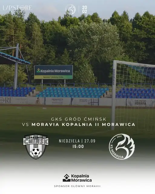 Sportowa niedziela w Morawicy: Moravia Kopalnia II zagra z GKS Gród Ćmińsk