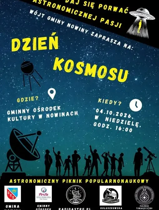Gmina Nowiny zaprasza na kosmiczne wydarzenie już 4 października