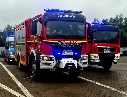 Fałszywy alarm eCall na S-7 w Barczy. Strażacy z Zagnańska-Chrustów i Kielc sprawdzali zgłoszenie