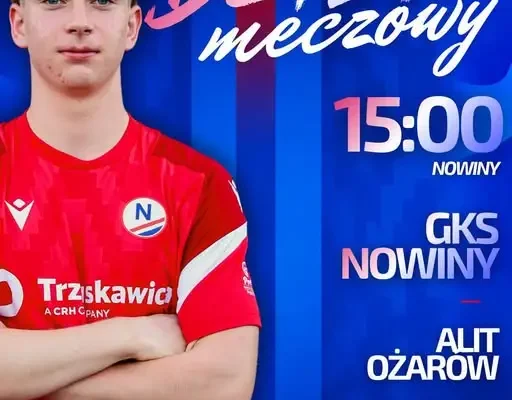 Dzień meczowy w Nowinach: GKS Nowiny kontra Alit Ożarów w 9. kolejce IV ligi
