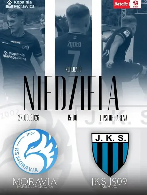 KS Moravia Kopalnia Morawica zagra o ligowe punkty z JKS Jarosław
