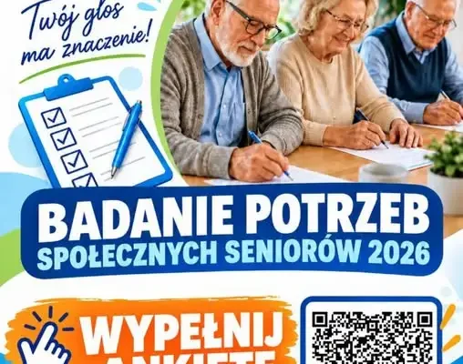 Seniorzy z Gminy Łagów mogą wziąć udział w Ogólnopolskim Badaniu Potrzeb Społecznych 2026