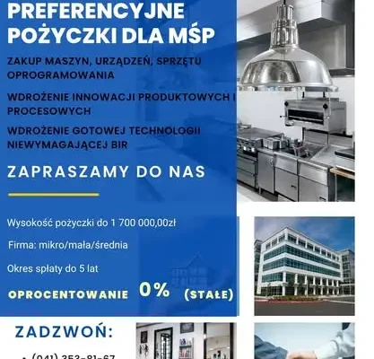 Pożyczki dla MŚP ze świętokrzyskiego z oprocentowaniem 0%