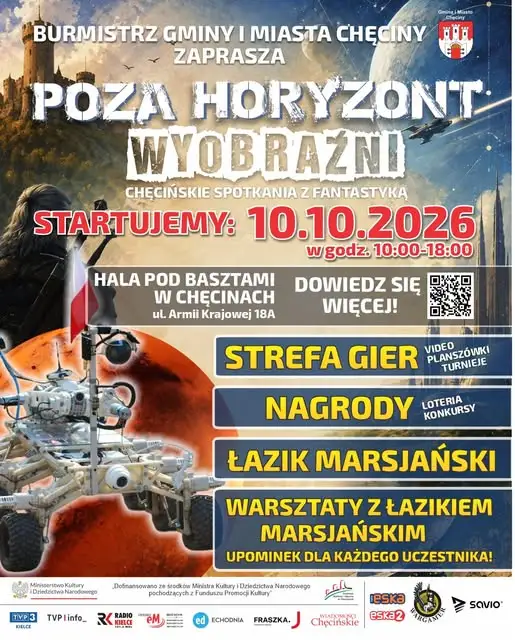 Chęciny: Spotkanie z fantastyką i prawdziwym łazikiem marsjańskim
