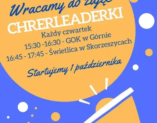 Cheerleaderki z Górna i Skorzeszyc wracają do treningów