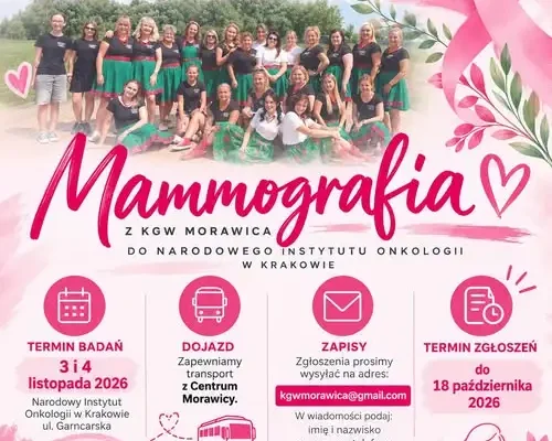 Wspólny wyjazd na mammografię do Krakowa – zapisy do 18 października