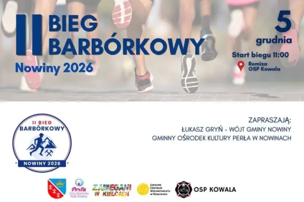 II Bieg Barbórkowy w Kowali – zapisy już otwarte