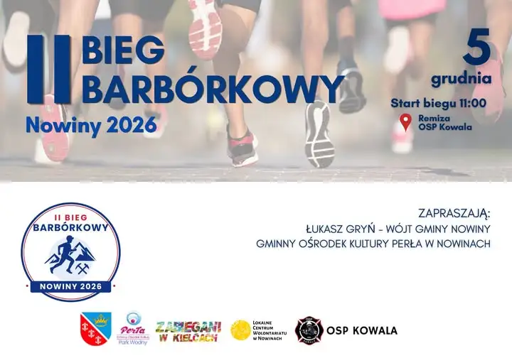II Bieg Barbórkowy w Kowali – zapisy już otwarte