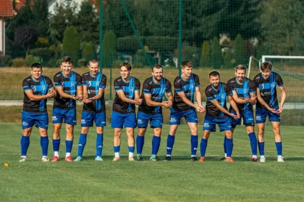 Kamil Kobryń nie zagrał, bo witał na świecie swoje dziecko. Drużyna zadedykowała mu gola