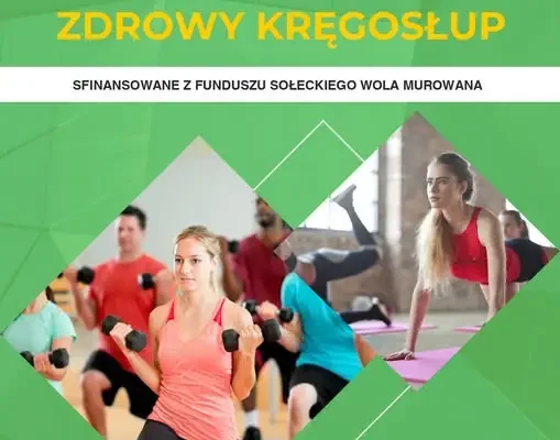 Gmina Nowiny zaprasza na zajęcia „Zdrowy kręgosłup” w Woli Murowanej
