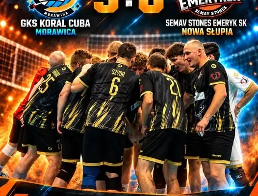 Siatkówka: Semav Stones EMERYK SK Nowa Słupia przegrywa w Bilczy z Koralem Cuba Morawica 0:3