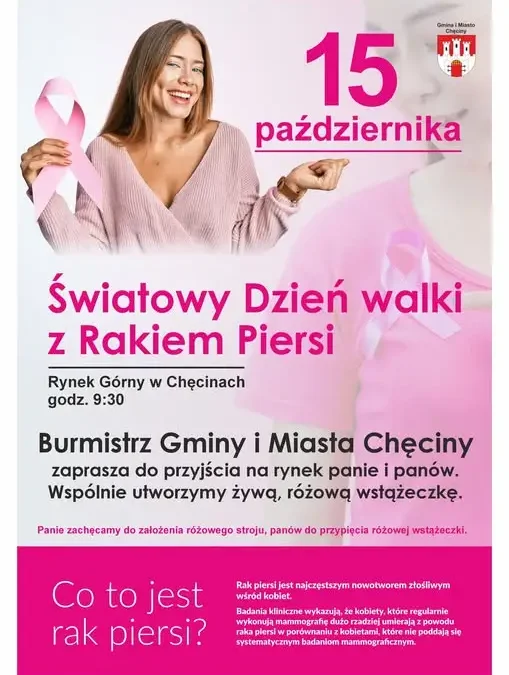 Chęciny w różu – wspólna akcja dla świadomości raka piersi