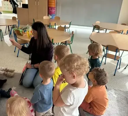 Międzynarodowy Dzień Pisania Listów w przedszkolu w Masłowie Drugim