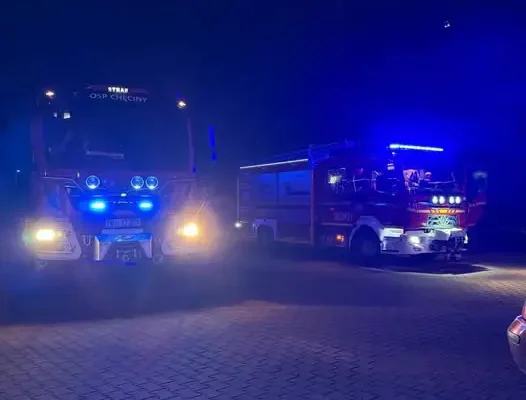 Fałszywy alarm w schronisku młodzieżowym w Chęcinach. Strażacy sprawdzili budynek