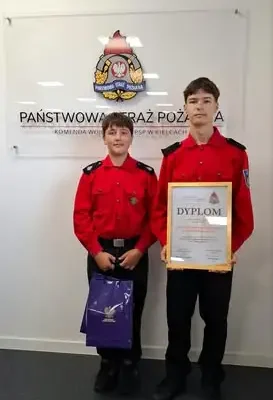 Młodzieżowa Drużyna Pożarnicza z Chęcin laureatem ogólnopolskiego konkursu