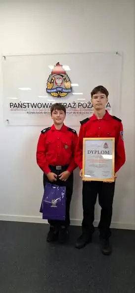Młodzieżowa Drużyna Pożarnicza z Chęcin laureatem ogólnopolskiego konkursu