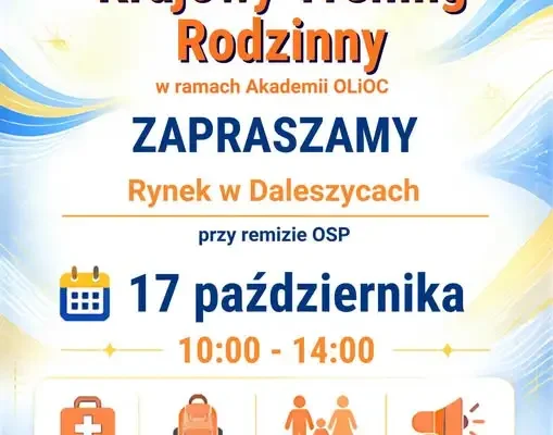 Krajowy Trening Rodzinny w Daleszycach – naucz się reagować w sytuacjach zagrożenia