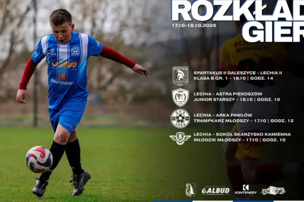Trzy domowe mecze młodzieży Lechii w jeden weekend