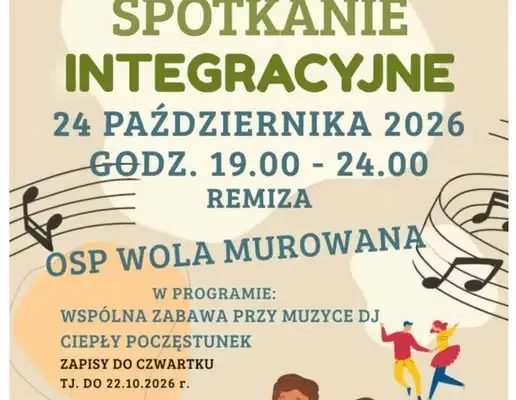 Spotkanie integracyjne mieszkańców Woli Murowanej i Bolechowic – 24 października