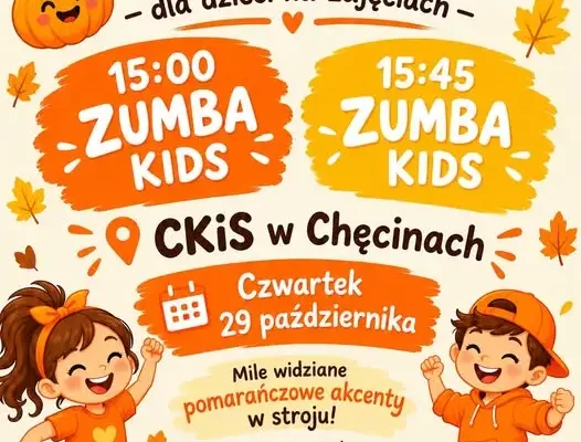 Święto Dyni na Zumba Kids w Chęcinach – zapisy trwają