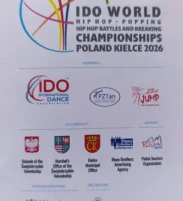 Bezpłatne wejściówki na Mistrzostwa Świata IDO World Hip Hop w Kielcach