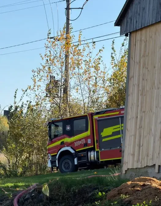 OSP Bodzentyn dowoziła wodę do Podgórza – interwencja 21 października