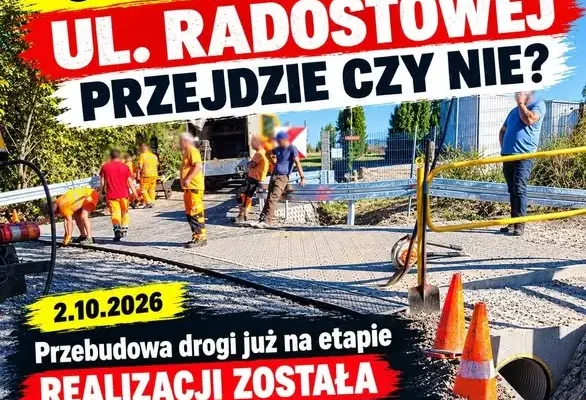 Odbiór ul. Radostowej już jutro – czy inwestycja przejdzie bez zarzutu?