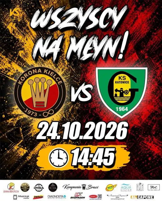 Korona Kielce wraca na Ściegiennego – w sobotę domowy mecz z Gieksą