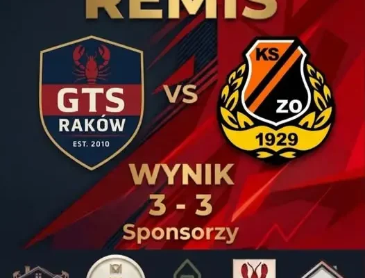 GTS Raków zremisował z KSZO Ostrowiec 3:3 po dramatycznej końcówce