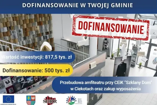 Masłów: unijne środki odmieniły „Szklany Dom” i amfiteatr na Żeromszczyźnie