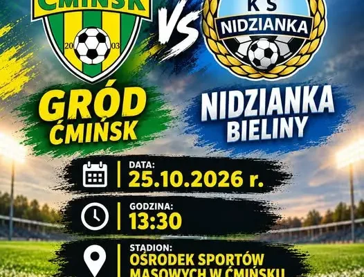 Nidzianka Bieliny zagra w Ćmińsku z Grodem – zapowiedź meczu ligowego