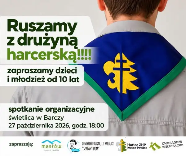 Nowa drużyna harcerska w Barczy – spotkanie organizacyjne już 27 października