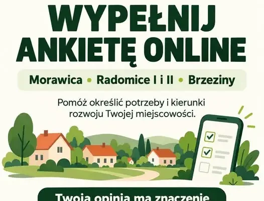 Gmina Morawica zachęca mieszkańców do wypełnienia ankiet online