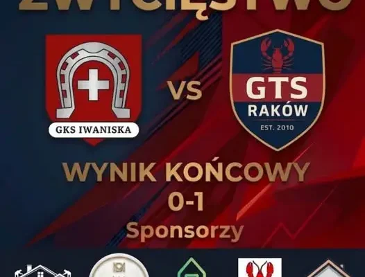 Raków wygrywa w Iwaniskach 1:0 po golu samobójczym
