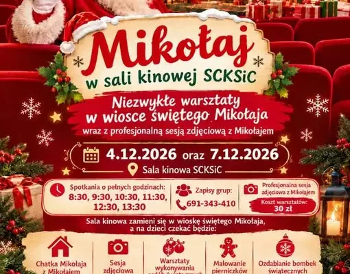 Mikołaj zawita do Strawczyna – świąteczne warsztaty w SCKSiC