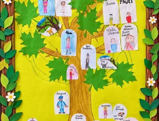 Klasa 3b stworzyła „Drzewo do samego nieba” – kreatywna lekcja lektury