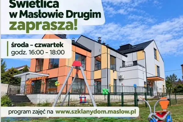 Nowa świetlica w Masłowie Drugim startuje z kreatywnymi zajęciami dla dzieci