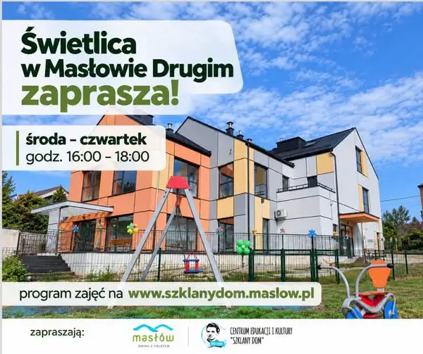 Nowa świetlica w Masłowie Drugim startuje z kreatywnymi zajęciami dla dzieci