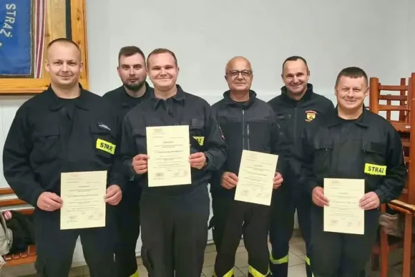 Sześciu druhów z OSP Zaborowice zdobyło uprawnienia KPP