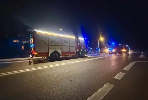 Wybuch gazu w budynku mieszkalnym w Woli Morawickiej – akcja służb ratunkowych